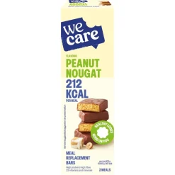 WeCare Peanut Nougat Meal Replacement Bars