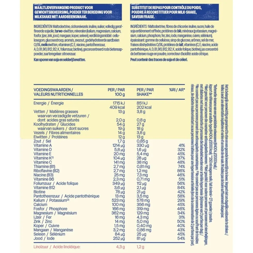 WeCare Strawberry Meal Replacement Shake