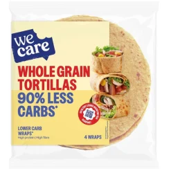 WeCare Whole Grain Tortillas Lower Carb Wraps