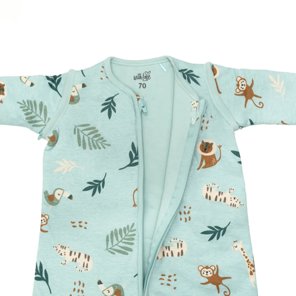With Love Jersey Animals Winter Slaapzak