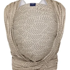 Zaffiro Be Close Beige Leaves Multifunctionele Draagdoek