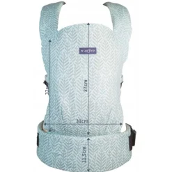 Zaffiro City Beige Leaves Ergonomische Draagzak