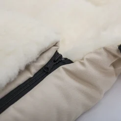 Zaffiro Wol Beige Universele Afritsbare Voetenzak