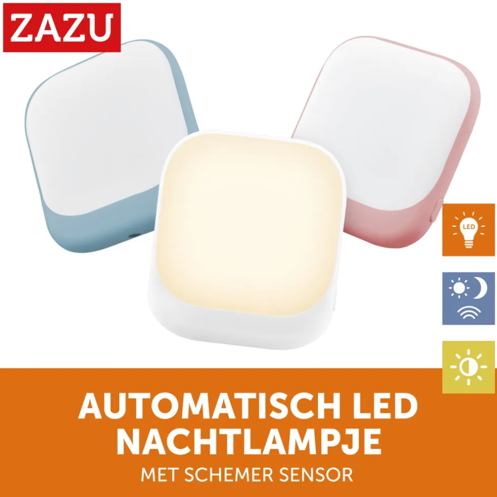 Zazu Blauw Automatisch Led Nachtlampje