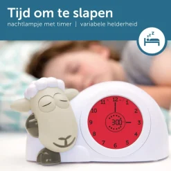 Zazu Sam Schaap Taupe Kinderwekker en Slaaptrainer