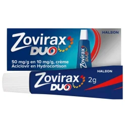 Zovirax Duo Aciclovir 50mg/g en Hydrocortison 10mg/g Koortslipcrème